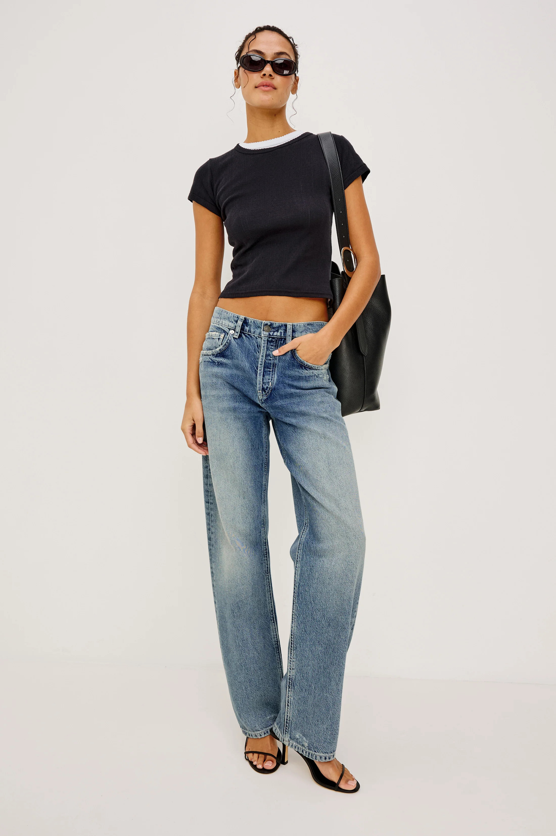 DEL MAR BOYFRIEND - VINTAGE AZURE | Rails