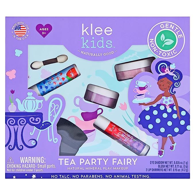Luna Star Naturals Klee Kids Natural Mineral Makeup 4 Piece Kit (Tea Party Fairy) | Amazon (US)