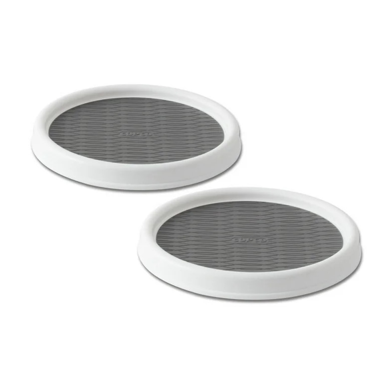 Copco Set of 2 9-inch Non-Skid Pantry Cabinet Lazy Susan Turntable | Walmart (US)