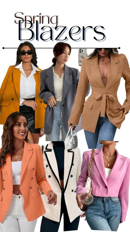 Spring Blazers are always my go to for any look!

#LTKmidsize #LTKstyletip #LTKworkwear