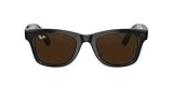 Amazon.com: Ray-Ban unisex adult Stories | Wayfarer Smart Glasses, Shiny Black/Green, 50 mm US : ... | Amazon (US)