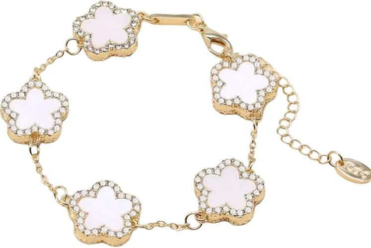 CDD Pink Floral Modern Bracelet with Lobster Clasp | Amazon (US)