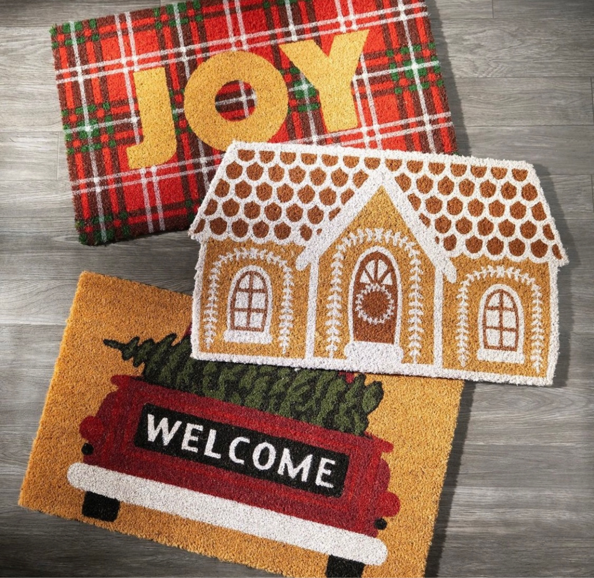 Christmas door mats on sale from Kirkland’s for $10! Perfect for front door front porch for the holidays!

#LTKSeasonal #LTKhome #LTKHoliday