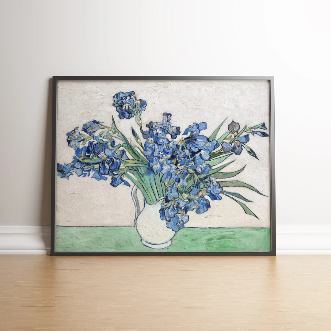 Van Gogh Print—Van Gogh Poster Irises —Vincent Van Gogh Floral Print—Greatest Collection—... | Etsy (US)