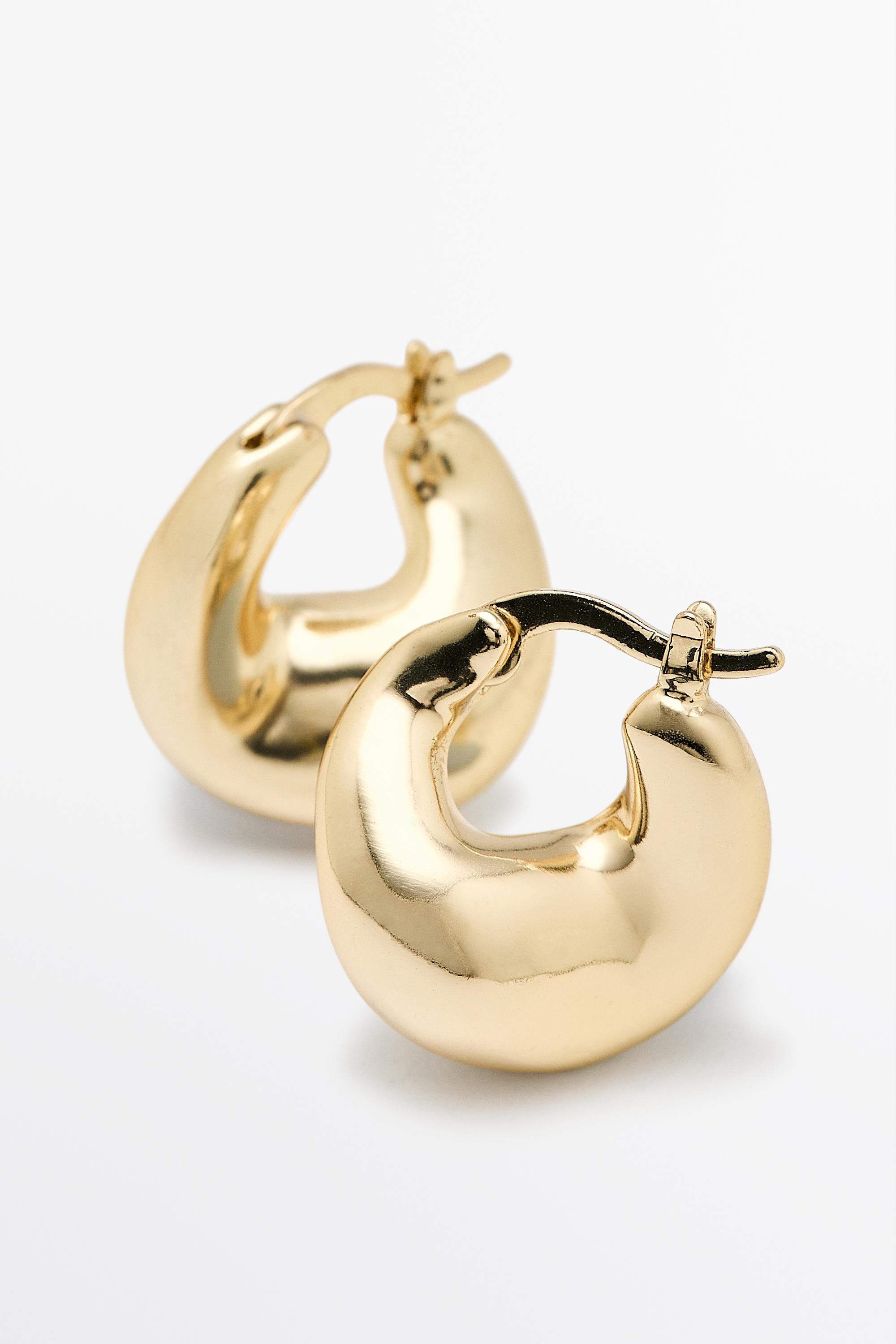 Voluminous hoop earrings | Zara US