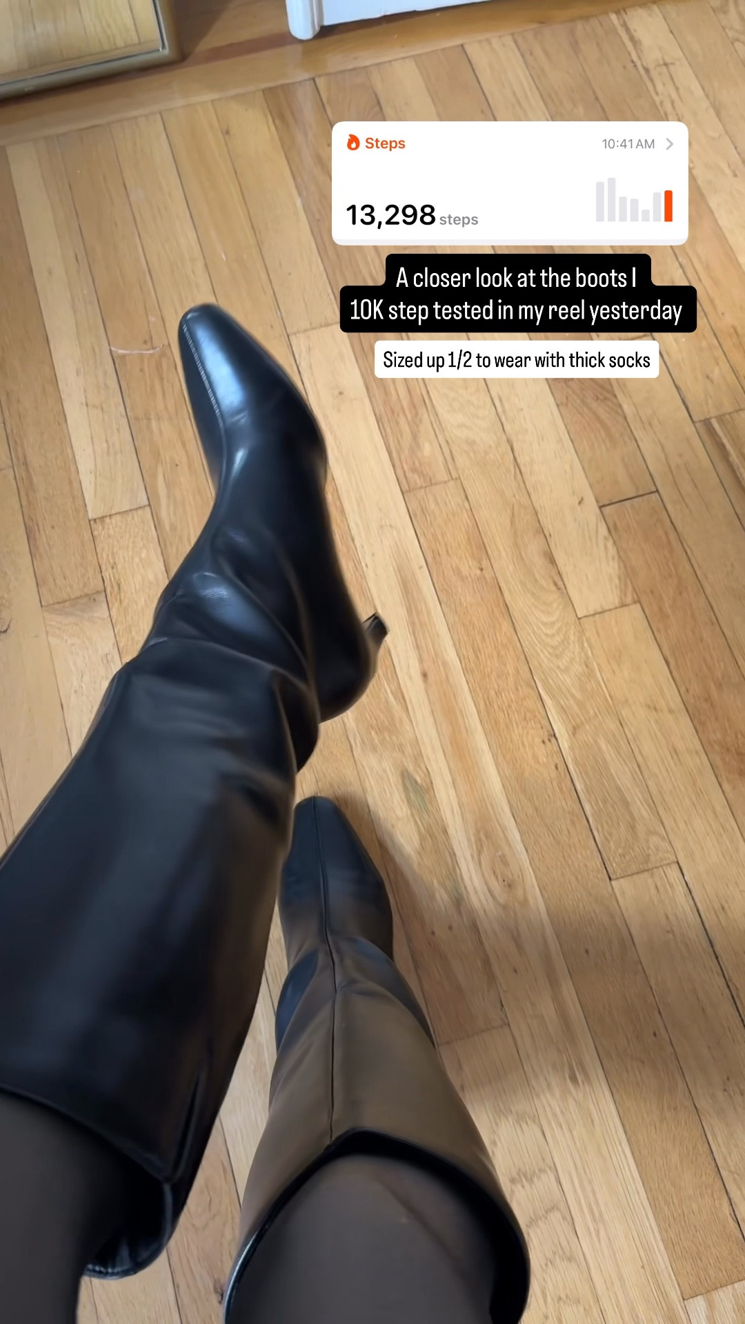 Under $65 comfy knee high boots for walking. Walked 13k steps in these around NYc. Sized up 1/2 to later tights with thick socks #amazonfashion #kneehighboots

#LTKSaleAlert #LTKFindsUnder100