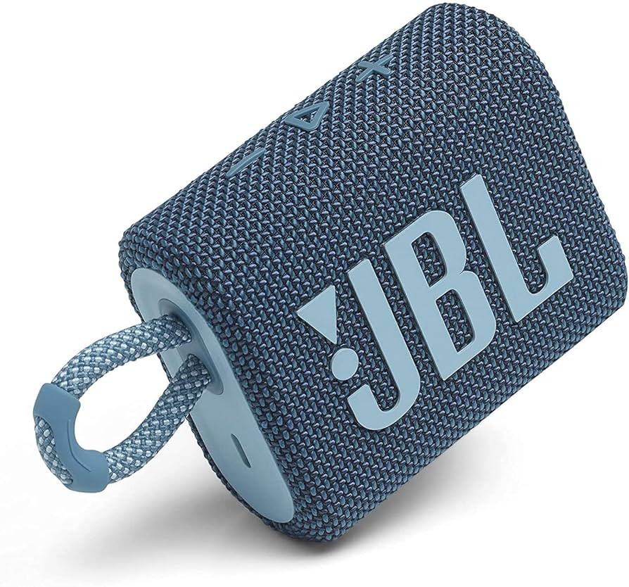 JBL GO 3 Waterproof Wireless Portable Bluetooth Speaker - Blue (Renewed) | Amazon (US)