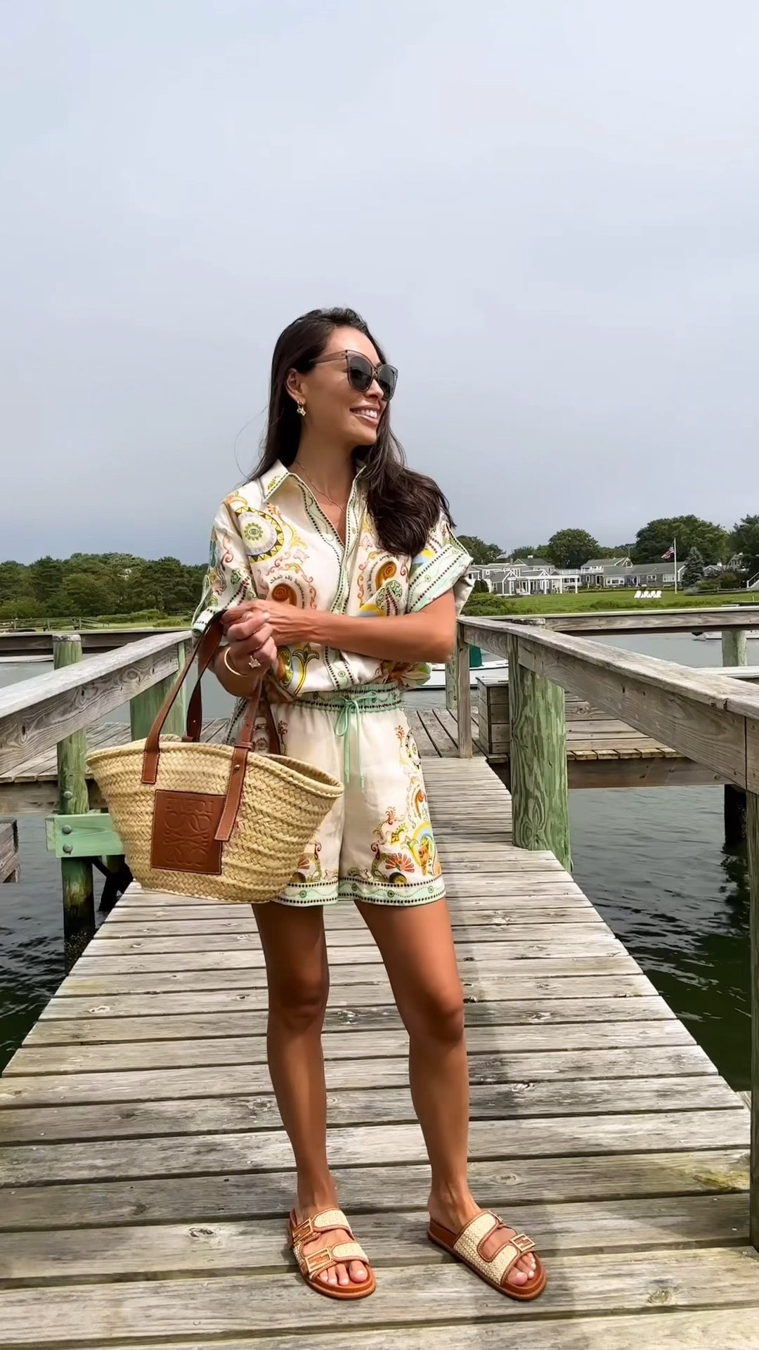 Kat Jamieson wears a summer outfit in Cape Cod. 

#LTKSeasonal #LTKShoeCrush #LTKItBag