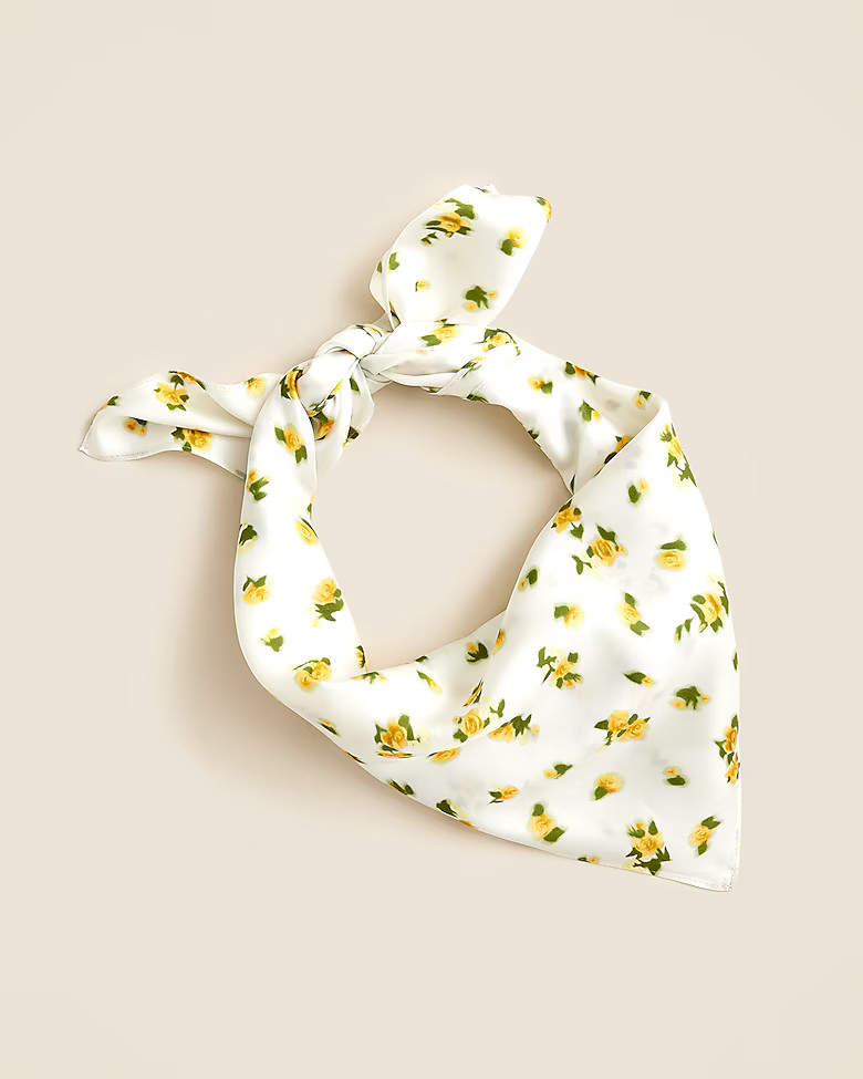 Oversized silk bandana | J. Crew US