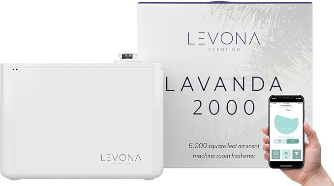 LEVONA SCENT Machine Lavanda: Up to 6000 SQFT HVAC Diffuser- Waterless Scent Air for Office, Hote... | Amazon (US)