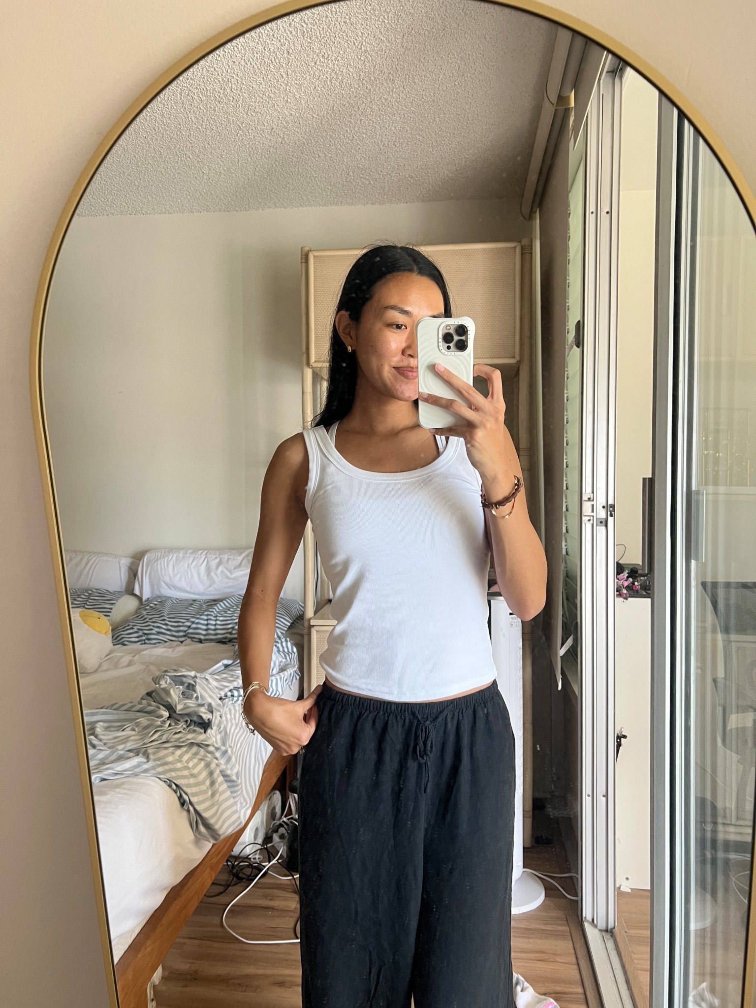 wfh outfit of the day 💻 

wearing size S in both top and pants 

#LTKSeasonal #LTKSummerEdit #LTKActive