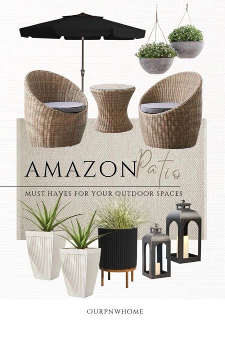 Must haves for the patio at Amazon!

Neutral outdoor area rug, fluted planter pots, white planters, large planters, black planter, outdoor lanterns, patio decor, hanging baskets, hanging planters, black patio umbrella, wicker patio furniture, outdoor furniture, conversation set, modern patio furniture, outdoor end table, patio chair, outdoor chairs, Amazon patio, Amazon home



#LTKHome #LTKStyleTip #LTKSeasonal