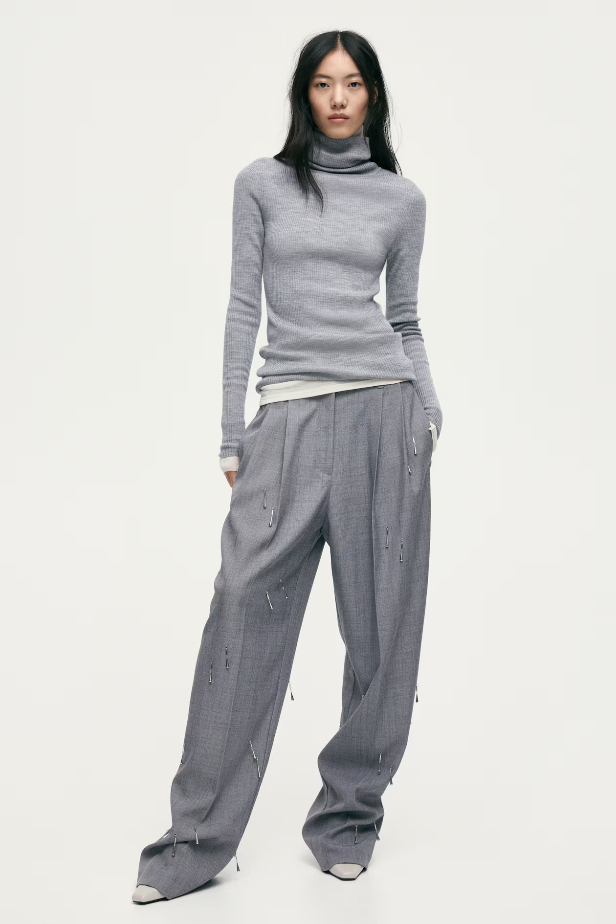 Merino Wool Turtleneck Top | H&M (US + CA)