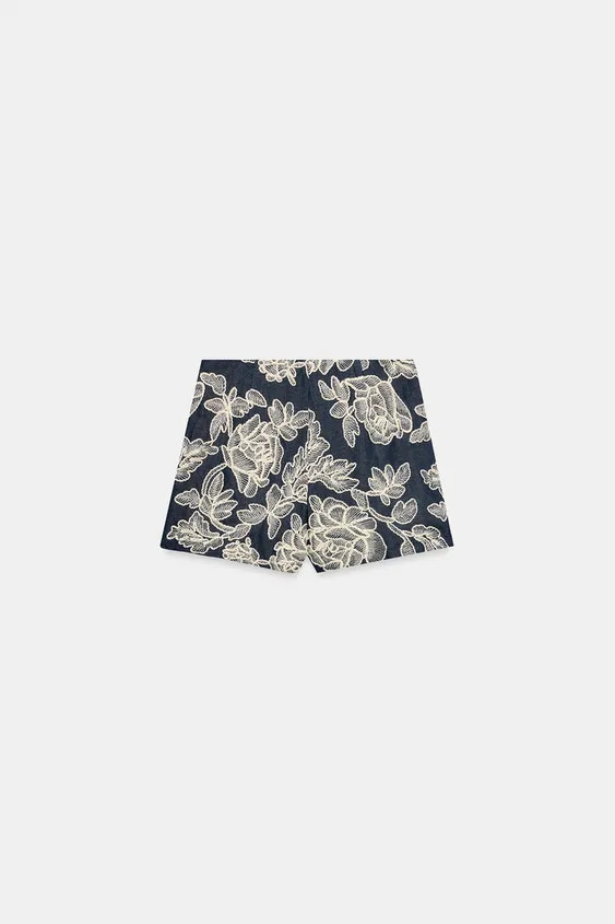 EMBROIDERED SKORT | Zara US