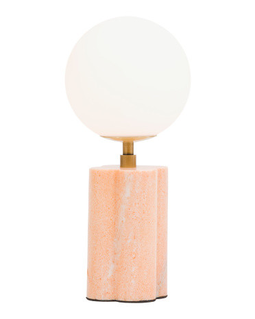 13in Amabel Marble Accent Lamp | TJ Maxx