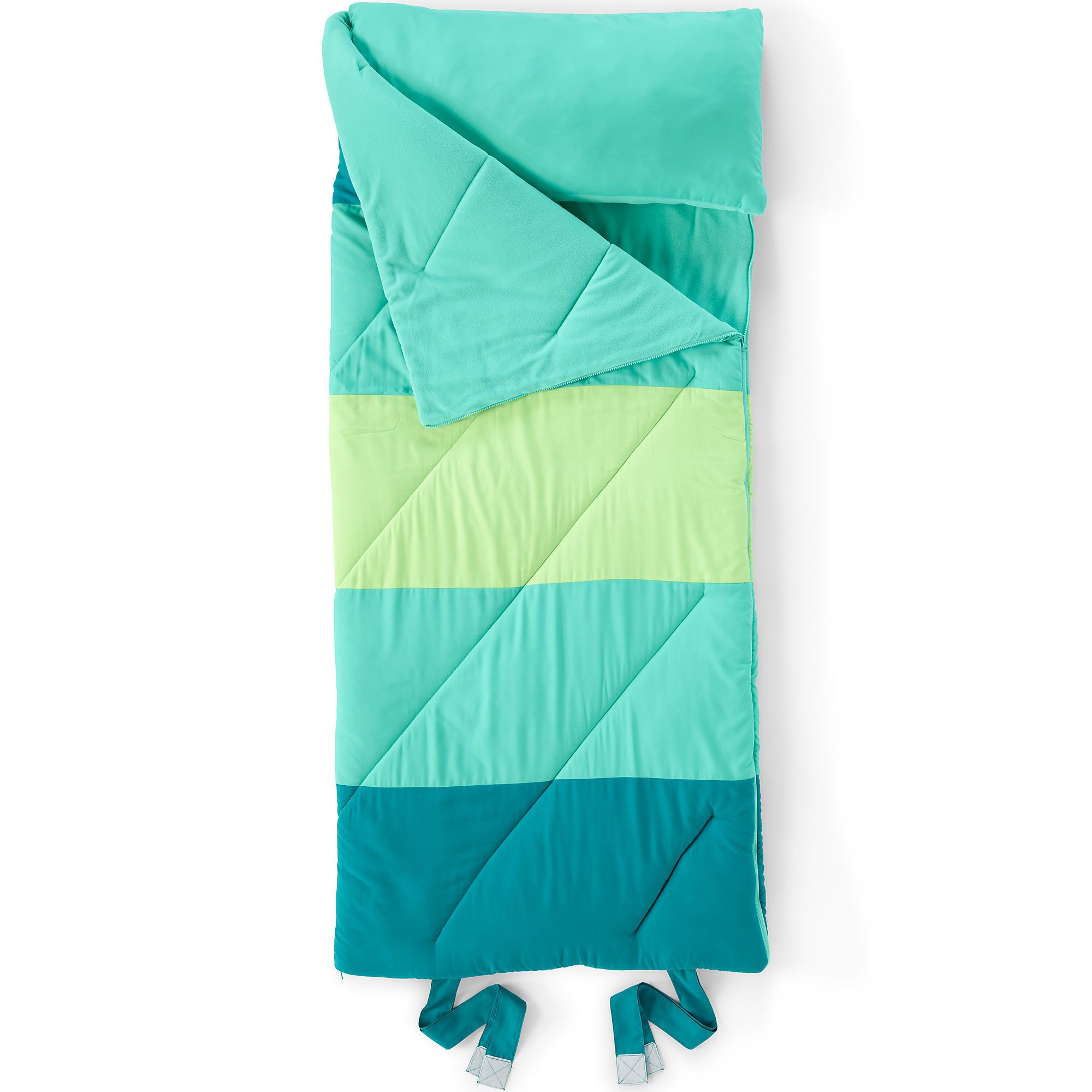 Kids Sleeping Bag with Attached Pillow | Lands' End (US)