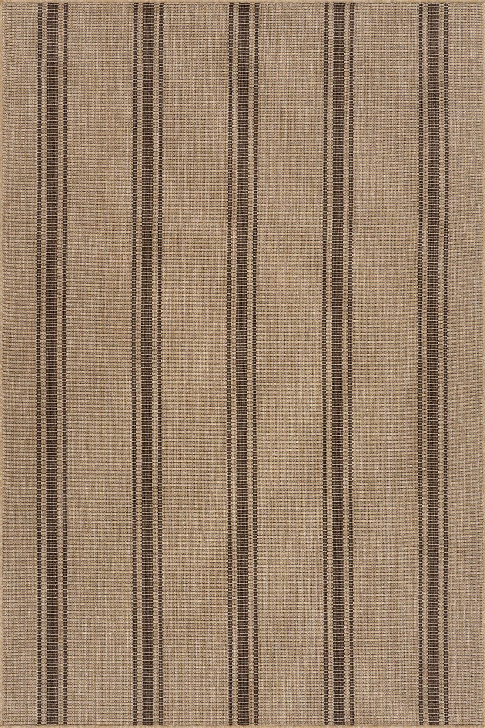Color: BrownFresa Coastal Striped Indoor/Outdoor Rug | Brown Brown swatchShape: RectangleRectangl... | Rugs USA