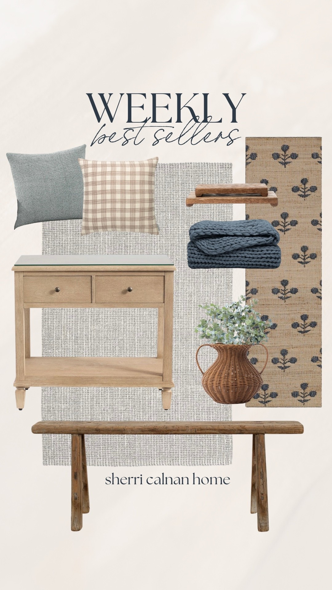 Your favorite home decor and furniture finds from this week! 🤍 Lots of these are on sale right now, including this highly loved woven vase (which is worth every penny), this plaid throw pillow, these wood pedestals (perfect kitchen decor), and this wooden accent bench!

#LTKSaleAlert #LTKHome