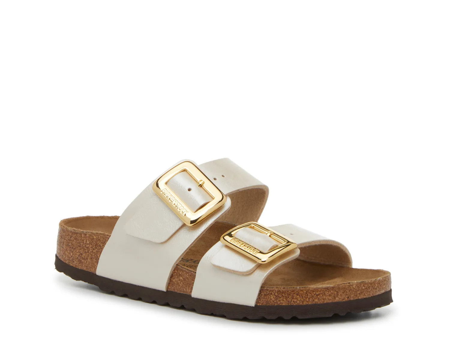 Birkenstock Sydney Slide Sandal | Women's | Beige | Size EU 39 / US Womens 8-8.5 / Mens 6-6.5 | Sandals | Footbed | DSW