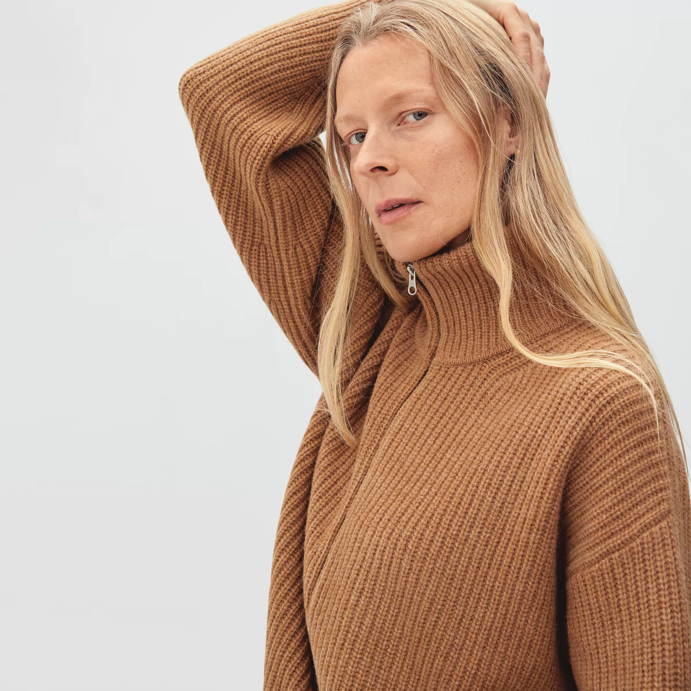 The Felted Merino Half-Zip Sweater curated on LTK