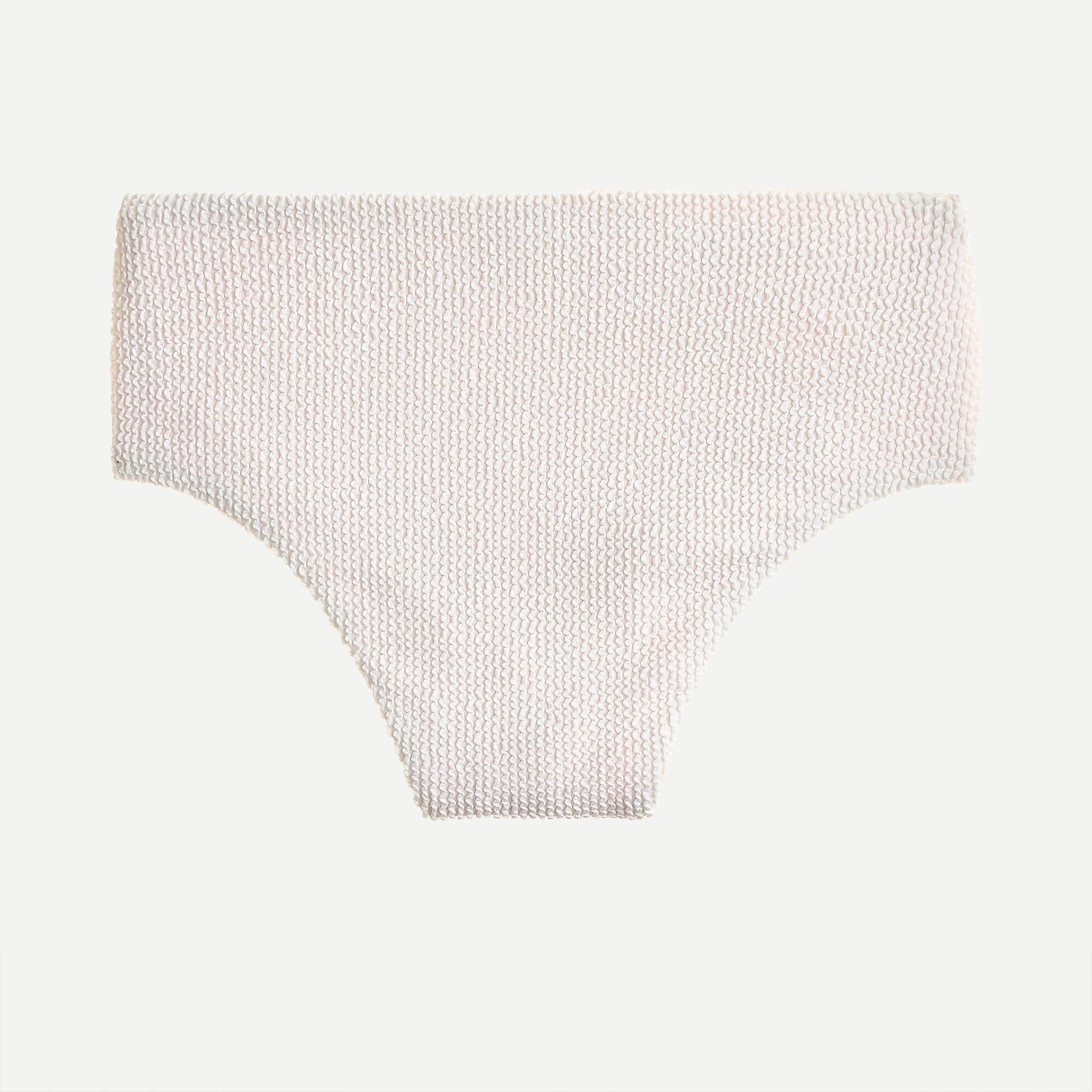 Scrunchie high-cut waist bikini bottom | J.Crew US
