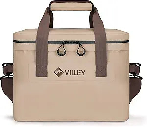VILLEY Cooler Bag, 30 Cans Insulated Soft Cooler Bag, Large Beach Cooler with Removable Shoulder ... | Amazon (US)