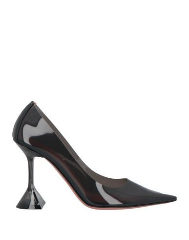 Amina Muaddi Woman Pumps Black Size 10 Leather, PVC - Polyvinyl chloride | YOOX (US)