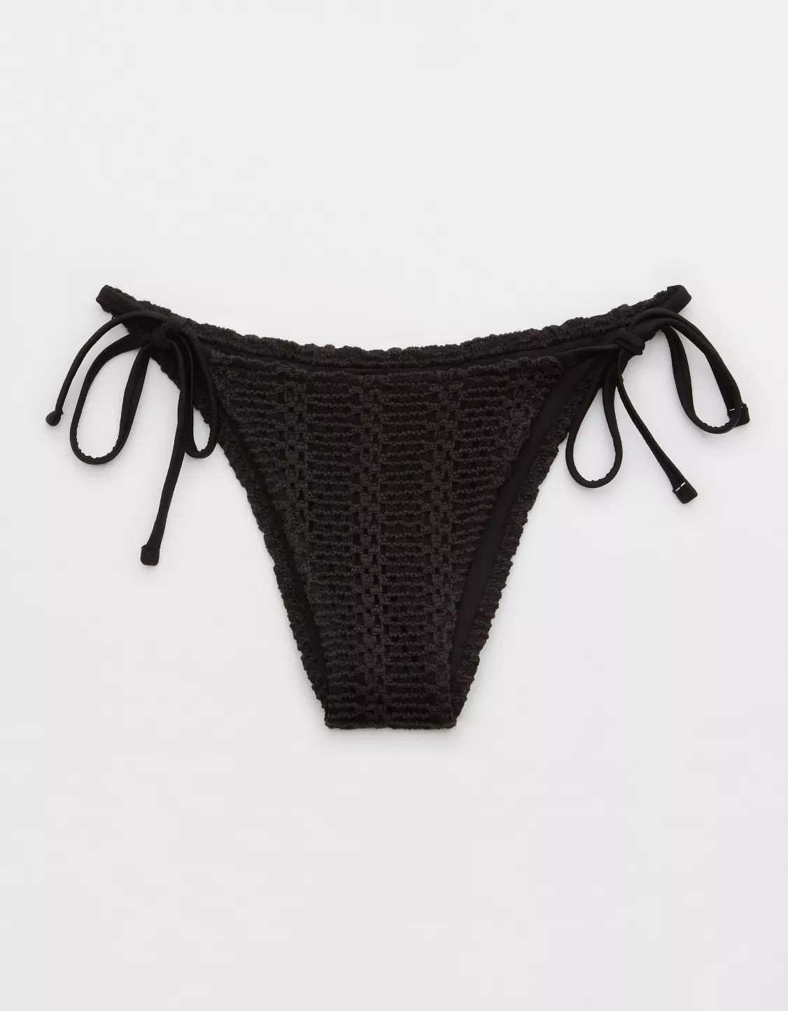 Aerie The Sunbun Cloudweave Crochet Bikini Bottom | Aerie