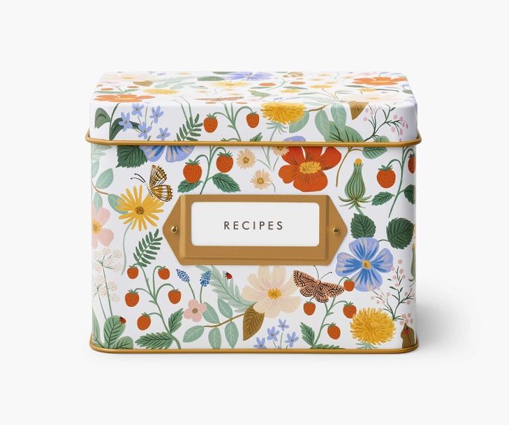 Strawberry Fields Recipe Tin | Rifle Paper Co. | Rifle Paper Co.