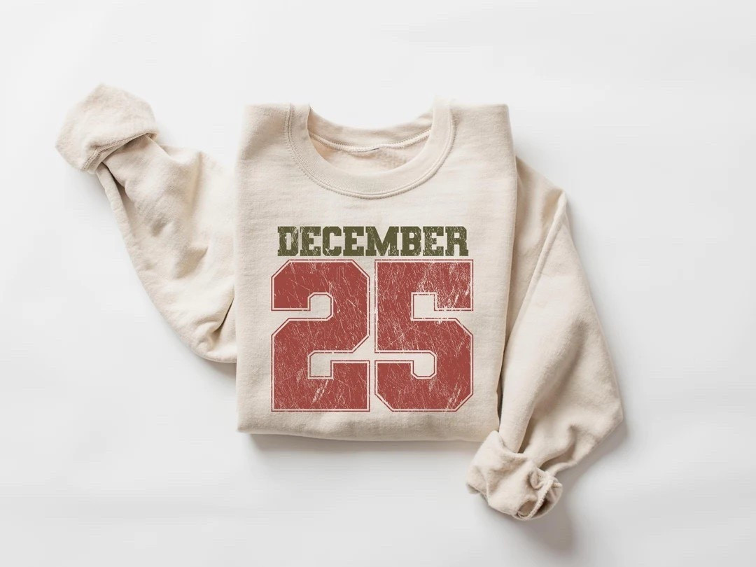 Retro December 25 Christmas Sweatshirt from Etsy. 




Retro Christmas sweatshirt, Christmas sweater, Christmas sweatshirt, vibes Holiday Crewneck, cozy season tee, holiday swearter


#LTKSeasonal #LTKHoliday #LTKGiftGuide