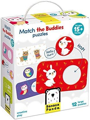 Banana Panda Match The Buddies Puzzles, Beginner Puzzle Set & Matching Activity for Kids Ages 15 ... | Amazon (US)