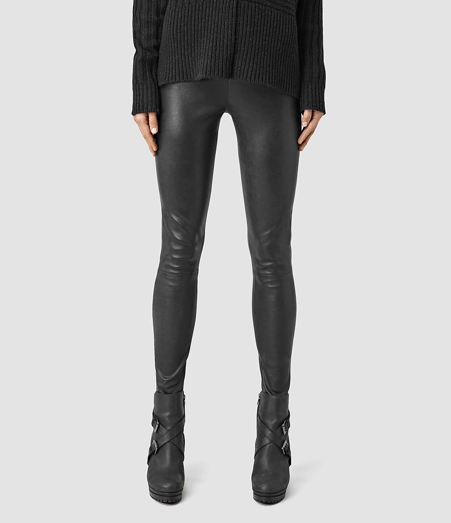 Tiya Leather Leggings | AllSaints (UK)