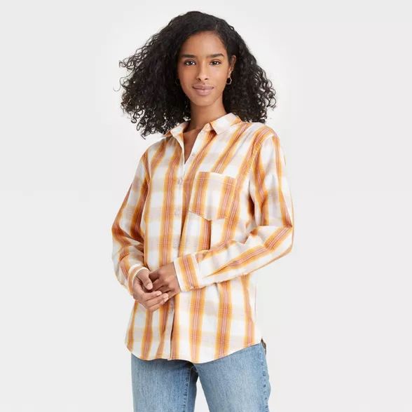 Women's Long Sleeve Button-Down Shirt - Universal Thread™ | Target
