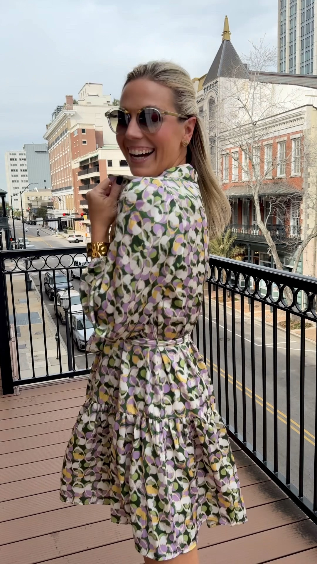 What I wore to work! Shop Avara dress, size small (should’ve done the XS) but regardless so cute and love these fun colors! Code BOBBI15 gets you 15% off!
Shoes: Larroude, size 7
Sunglasses: Krewe 
Necklace: Harvest (code BOBBI15)
Bangles: Cola Stacks and Kiss me Kate

#LTKWatchNow #LTKStyleTip #LTKFindsUnder100