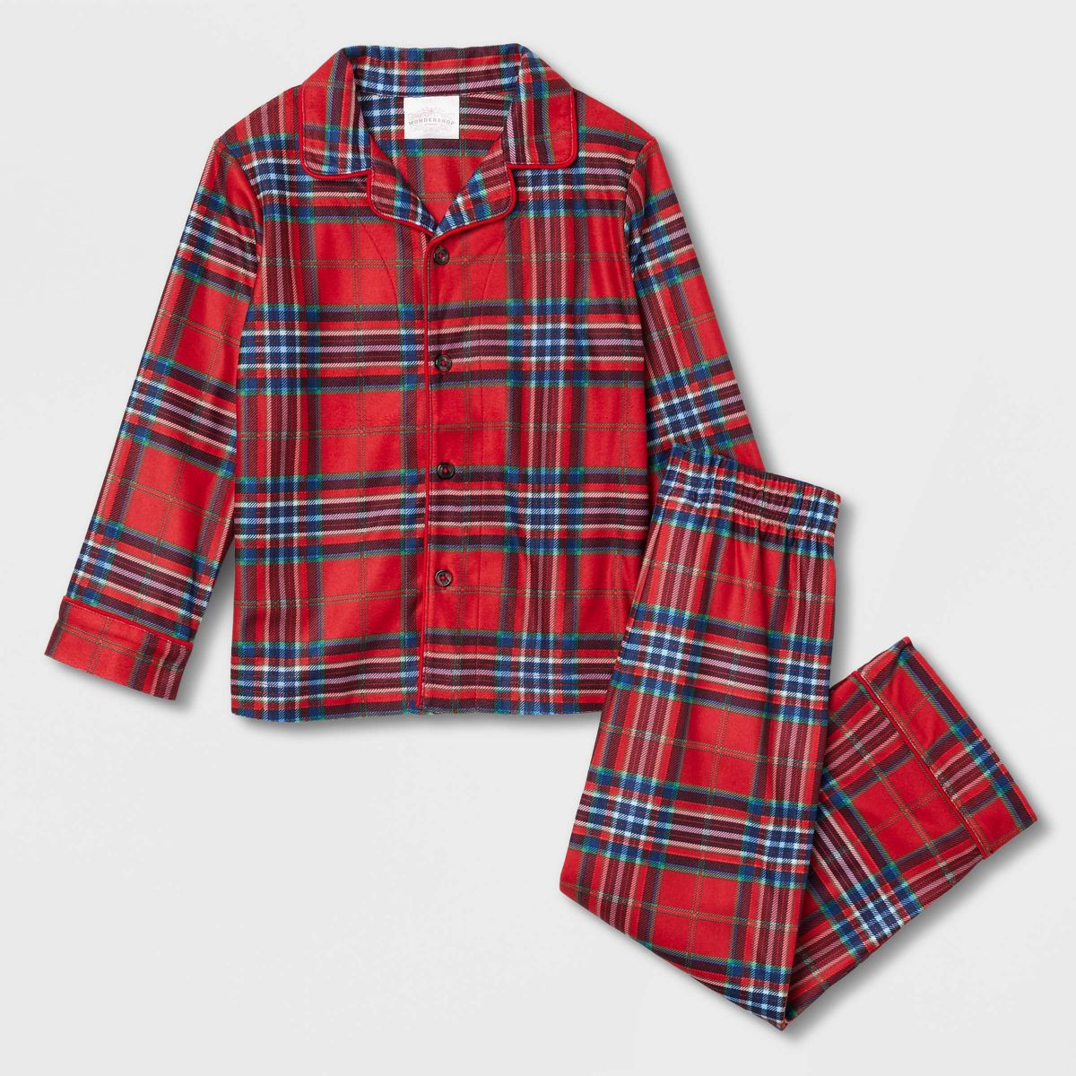 Toddler Plaid Holiday Matching Family Pajama Set - Wondershop™ Red | Target