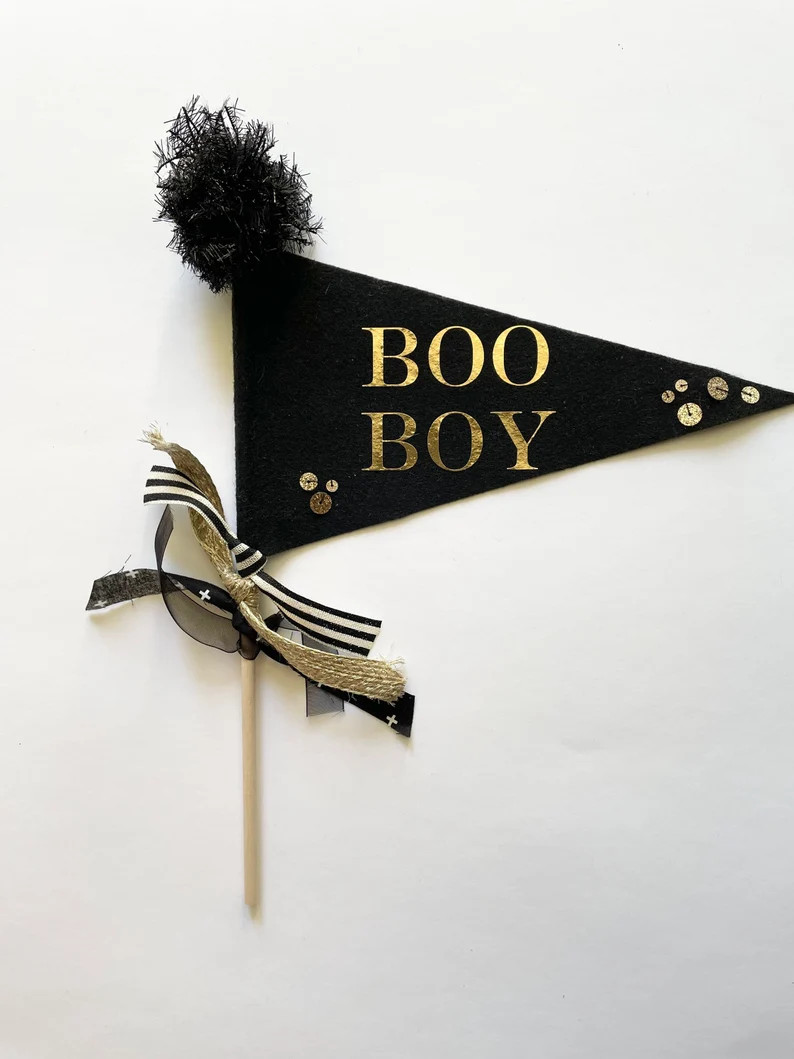 PRE-SALE: Halloween Pennant Flag - Halloween Pennant - Halloween Flag - Play Wand - Children's Wa... | Etsy (US)