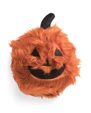 10x10 Pumpkin Furball Halloween Pillow | Marshalls