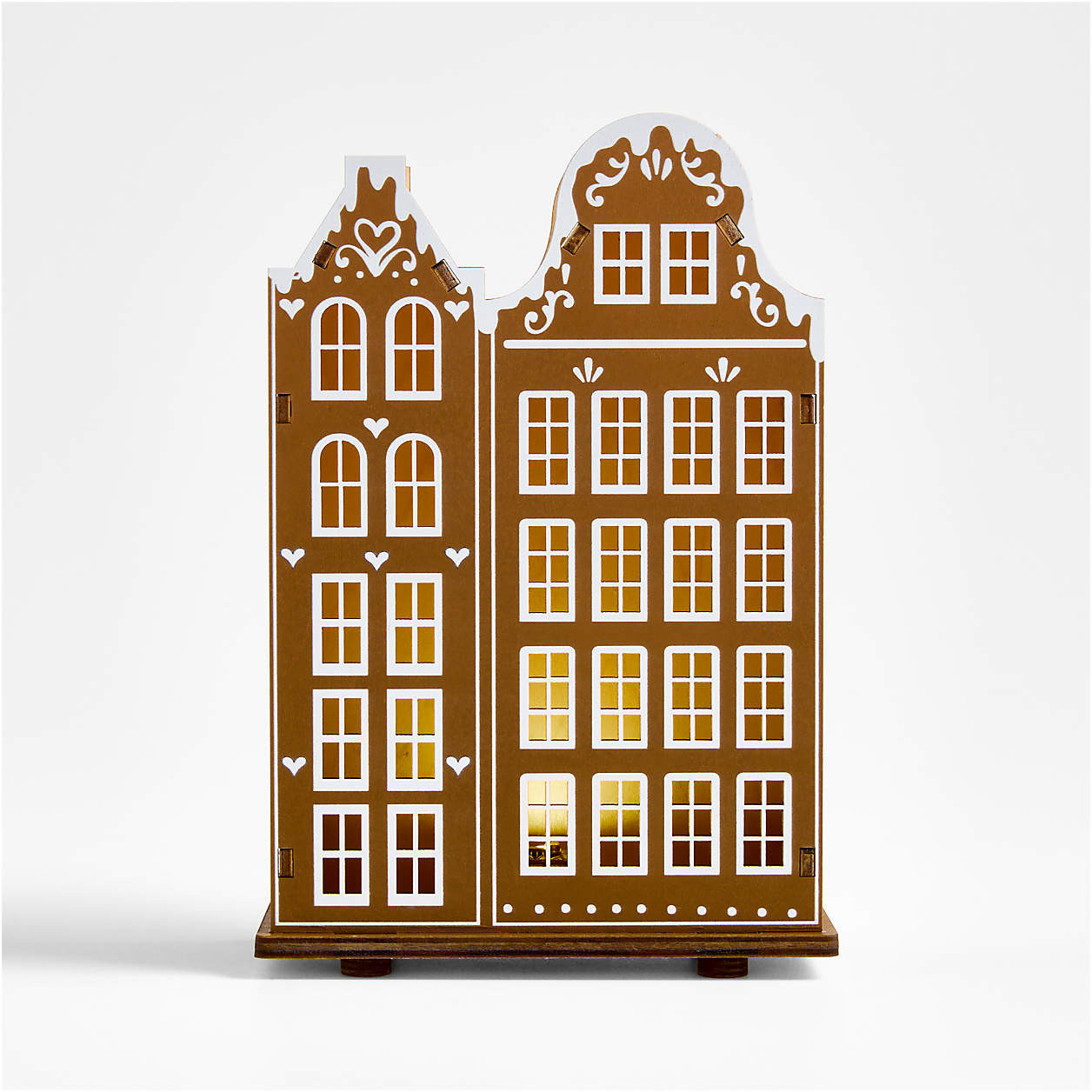 LED Gingerbread Village Bergen Holiday Decoration + Reviews | Crate & Barrel | Crate & Barrel