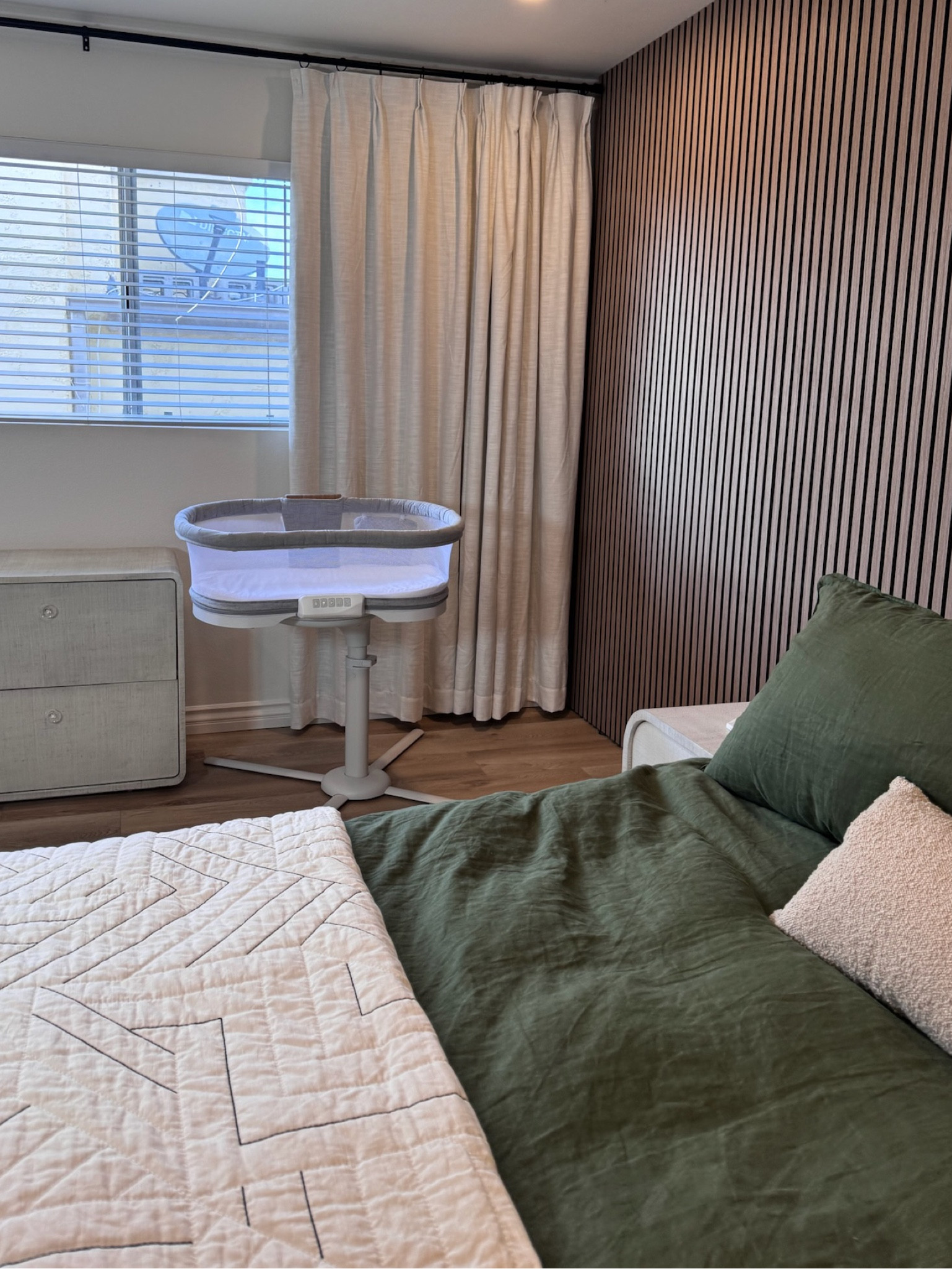 Getting ready for baby!! Added acoustic wall panels for soundproofing to our room and love how it turned out!! 

The bassinet we chose will be perfect for baby to sleep next to us and be safe!! 


Baby registry, baby essentials, newborn, Halo 


#LTKBaby #LTKFamily #LTKKids