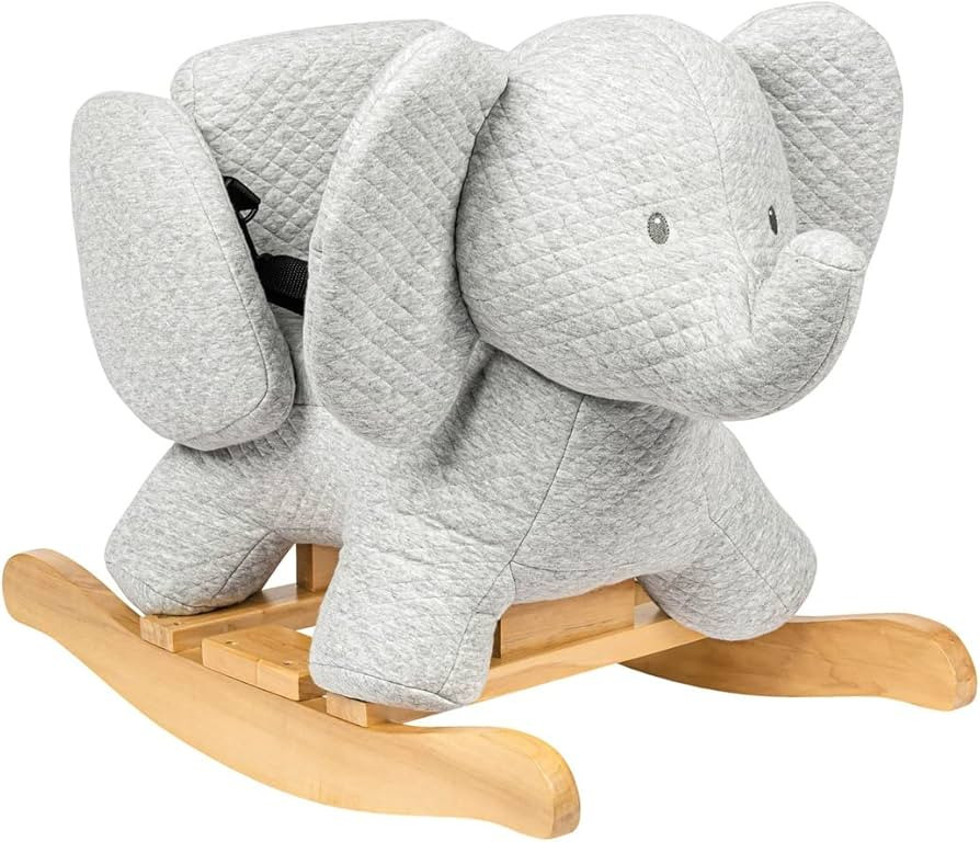 Nattou Rocking Horse Animal for Children, Tembo The Elephant, 10-36 Months, 64 x 34 x 46 cm, Grey... | Amazon (US)