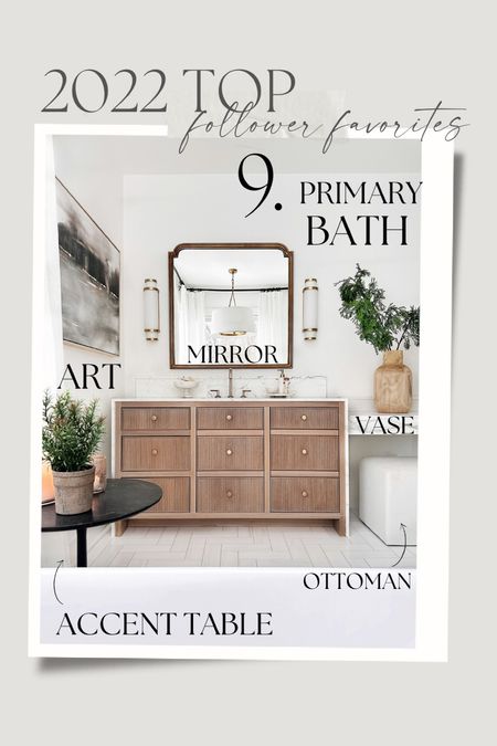 This year’s #9 2022 Top Follower Favorite Post is my primary bathroom!

Modern home. Home decor. Organic modern. Interior design. New years. New Year’s Eve. Pottery barn. Crate and barrel. West elm. McGee and co. Cb2. Arhaus. Amazon. Target. Walmart. 

#LTKstyletip #LTKhome #LTKsalealert
