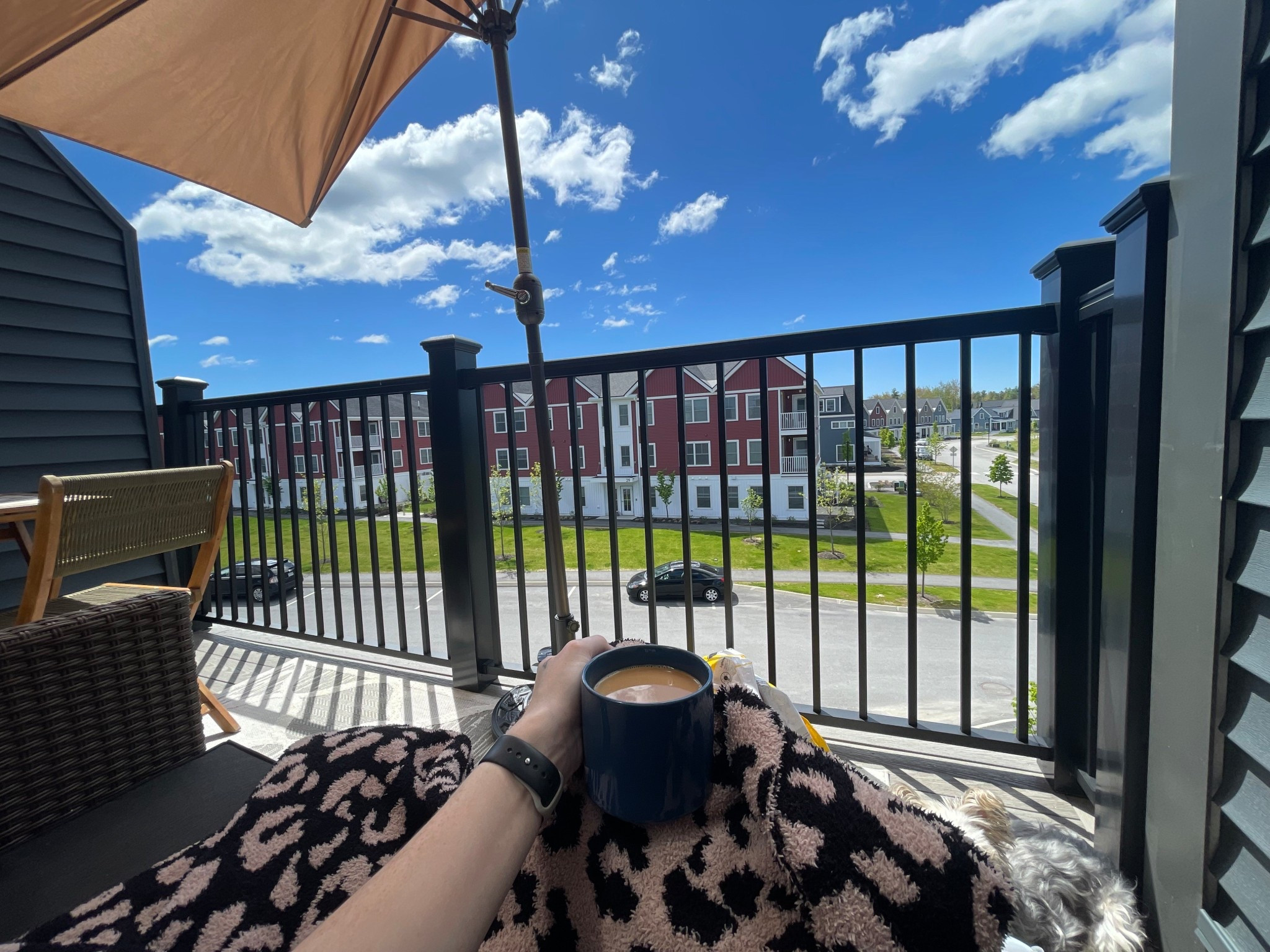 Cozy balcony with morning coffee, summertime happiness! Cozy throw blanket I use every day! Outdoor patio set and outdoor umbrellaa

#LTKTravel #LTKSummerEdit #LTKHome