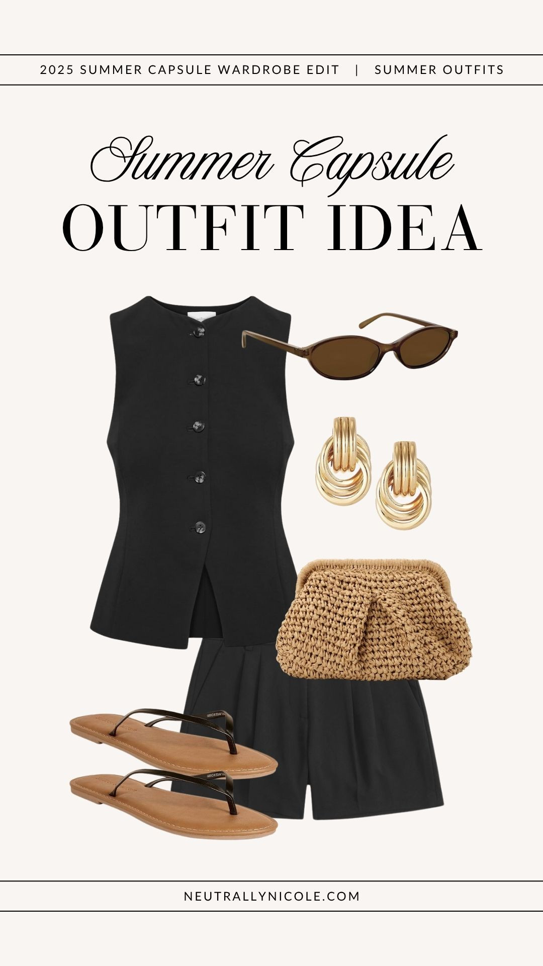 Summer capsule outfit idea | summer outfit, summer outfits, 2025 summer capsule wardrobe, summer capsule outfits, summer staples, summer wardrobe staples, summer closet staples, summer closet essentials, summer essentials, summer basics, summer style, 2025 summer fashion trends, summer bag, summer shoes, summer sandals, summer neutrals, summer 2025, neutral outfit, neutral outfits, neutral style, minimalist outfit, minimalist outfits, minimalist fashion

 

#LTKPetite #LTKSaleAlert #LTKShoeCrush #LTKItBag #LTKStyleTip #LTKFindsUnder50 #LTKFindsUnder100 #LTKTravel #LTKSeasonal