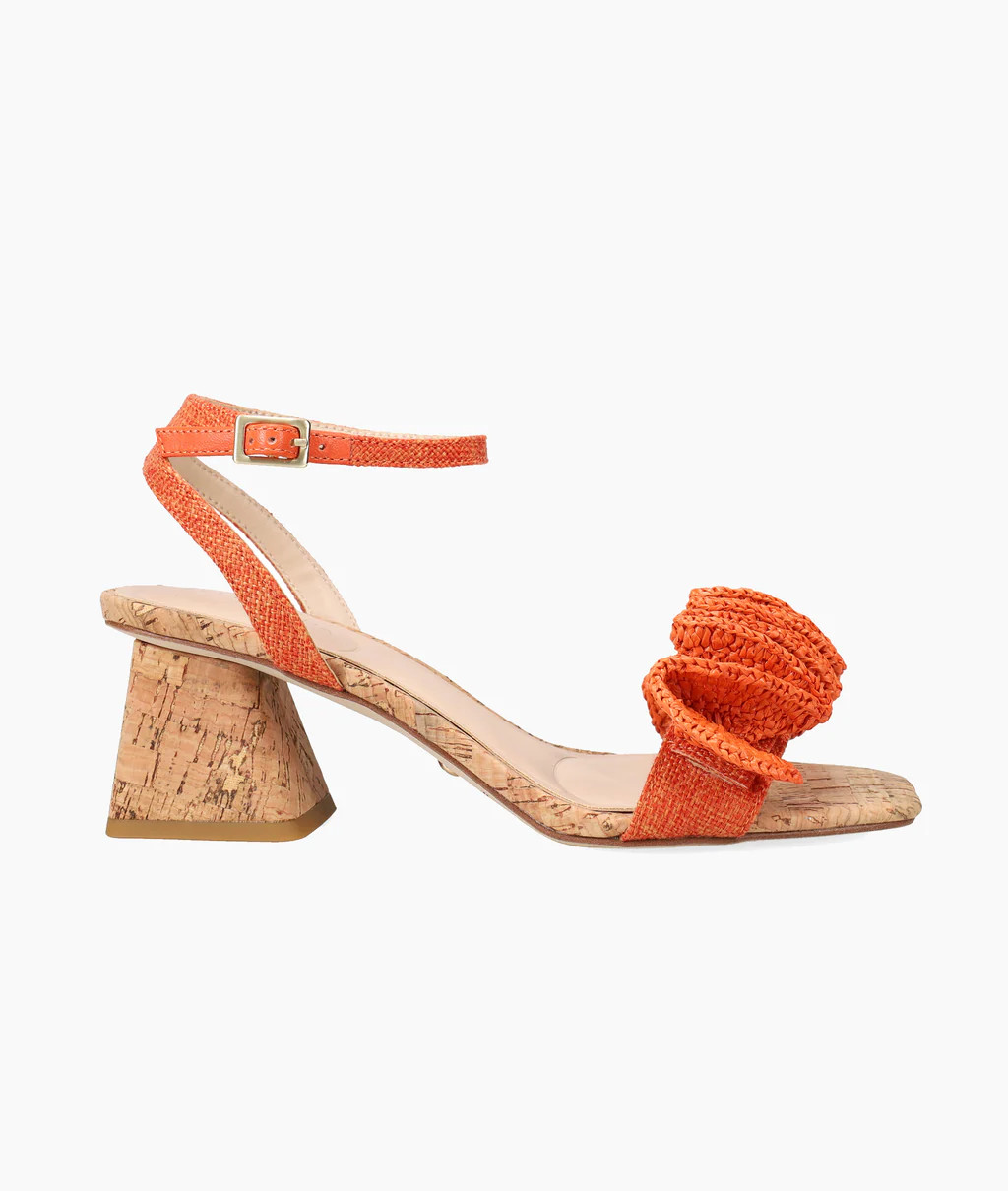 Tiann Low Heel - Tangerine | Pelle Moda