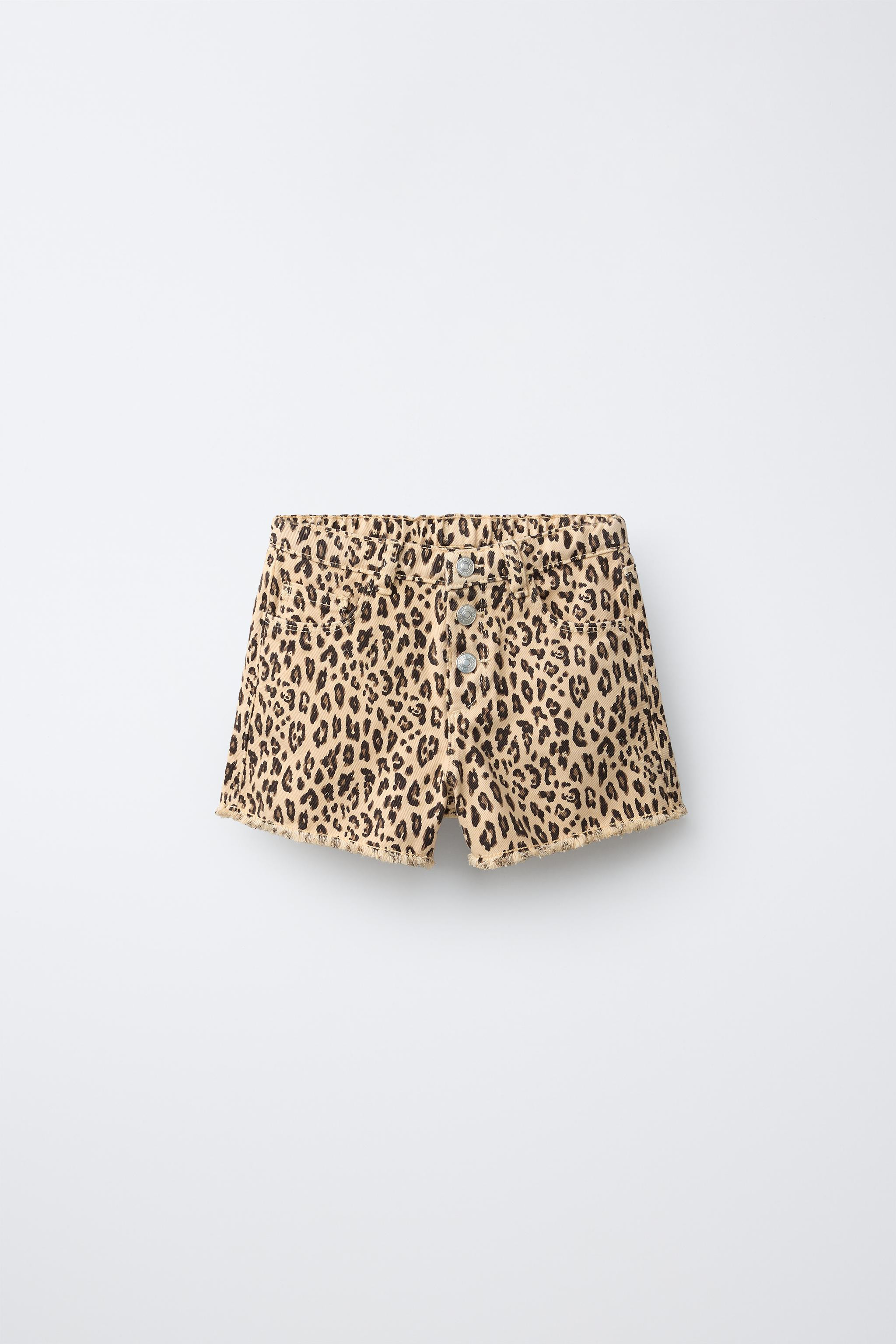 ANIMAL PRINT SHORTS | Zara US