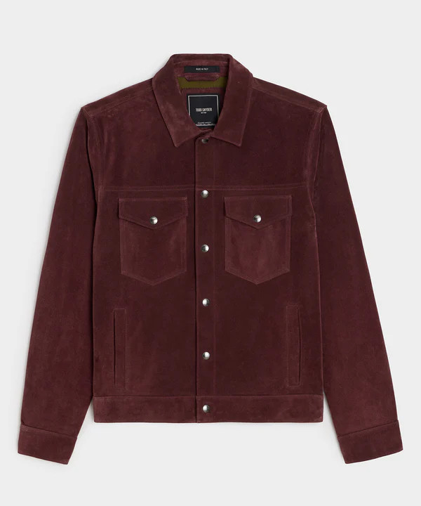 Italian Suede Dylan Jacket | Todd Snyder