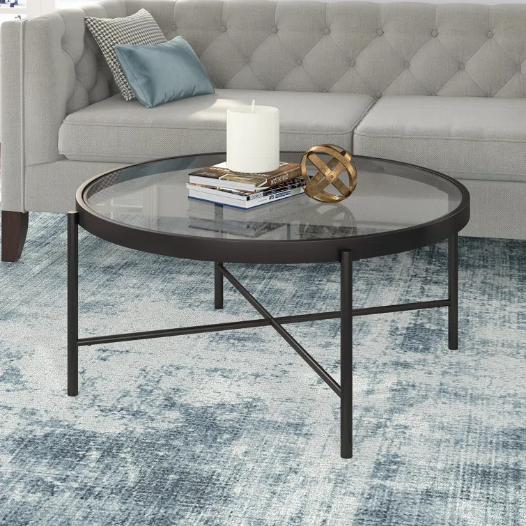Thorin Cross Legs Coffee Table | Wayfair North America