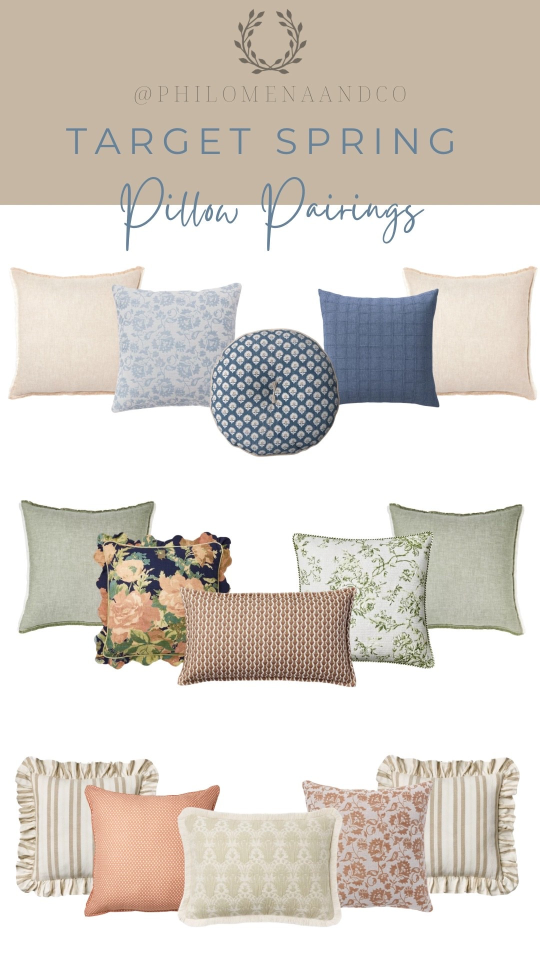 Pillow, throw pillow, accent pillow, floral pillow, block print pillow, living room pillows, spring pillows, spring decor, spring home decor, spring refresh, spring home refresh, bedroom pillows, bedroom pillow pairings, spring pillow pairing, home refresh 

#LTKFindsUnder50 #LTKHome #LTKSeasonal