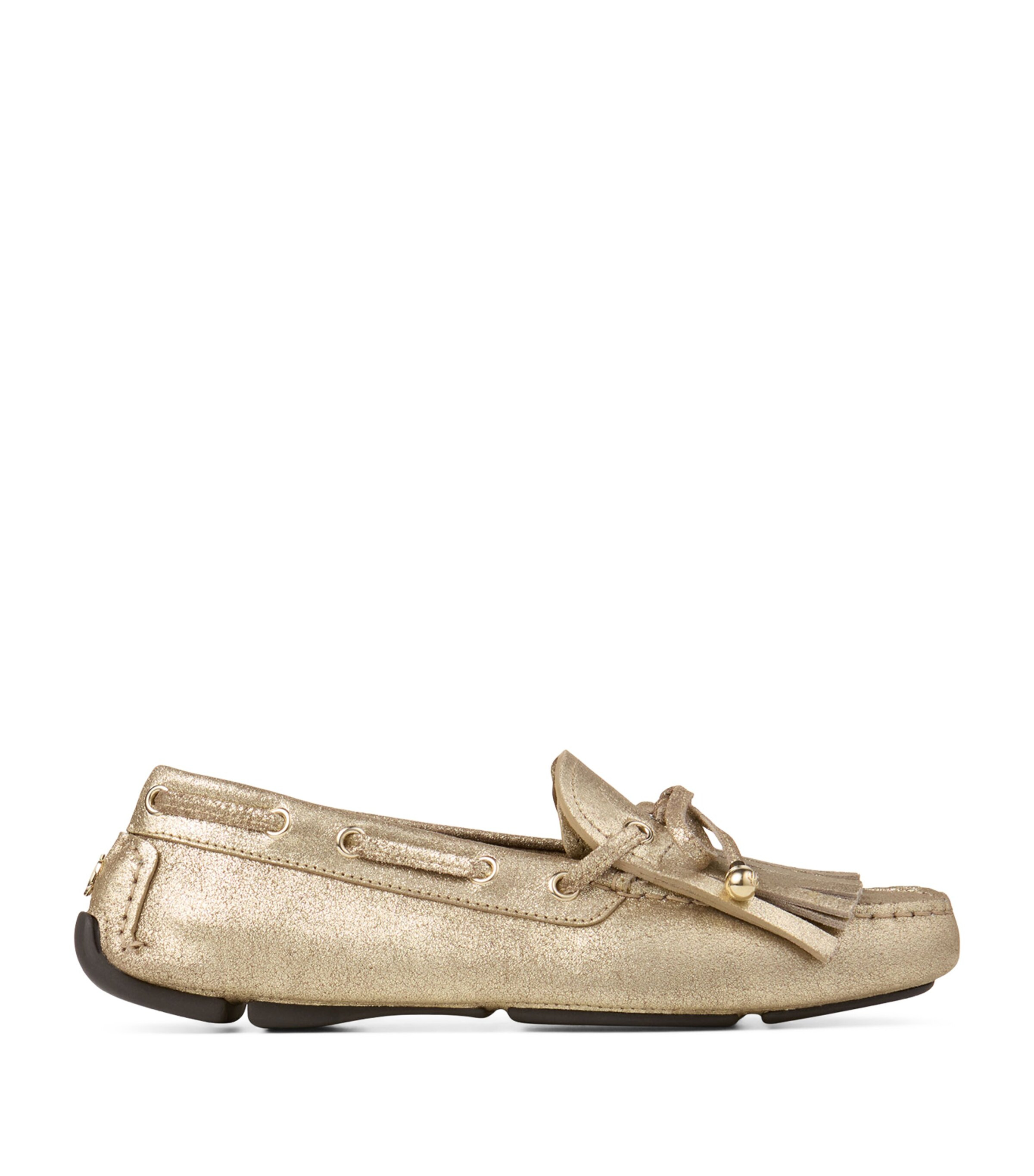 Manon Flat Suede Loafers | Harrods UK