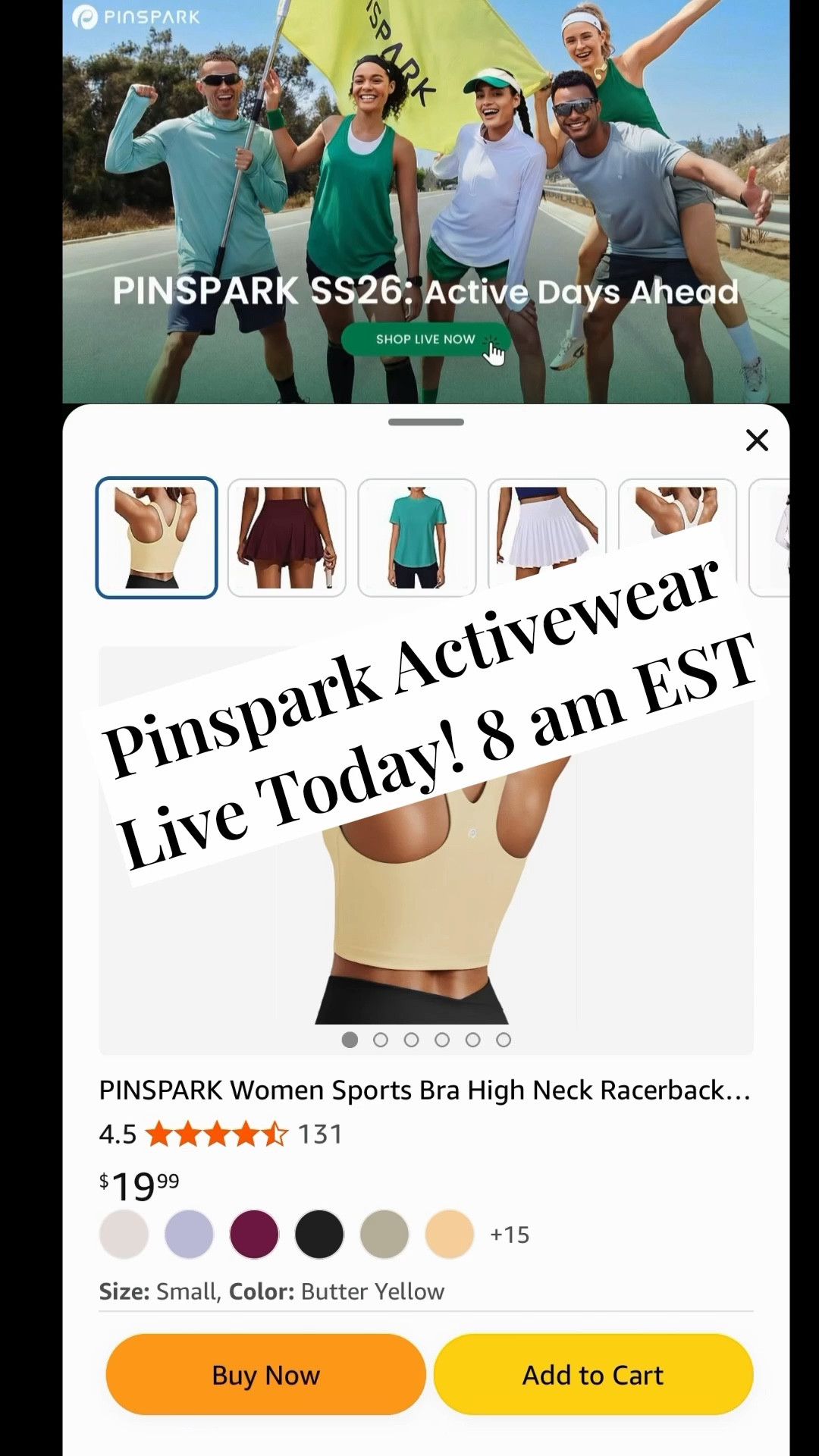 Pinspark Activewear - Live Today! 8 am EST— https://www.amazon.com/live/broadcast/0cb1c9b4-6f64-4d2b-81be-94723acc228a?placementId=shopping-videos-home&ref=cm_sw_al_ms_BnavKfvfAR5HS

#LTKActive #LTKPetite #LTKfitnessgoals